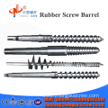 Rubber screw extruder part